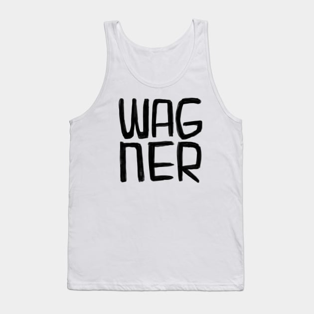 Composer Wagner Tank Top by badlydrawnbabe